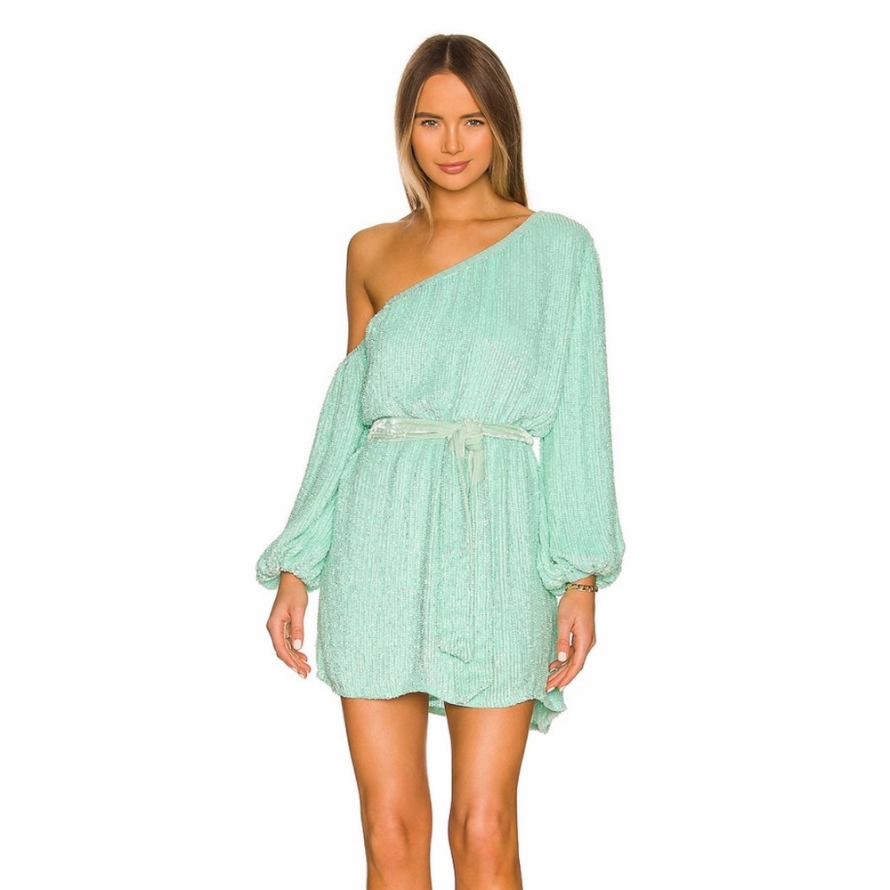 RETROFETE Giselle Dress in Turquoise